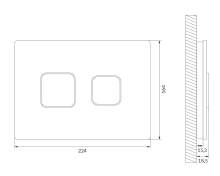 Cersanit Przycisk pneumatyczny biały szkło 4.jpg