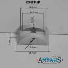 Cersanit Element naprawczy rolki górnej do kabiny Carmen, Paula, Vega, Rexona, Stella,Typ 1 S900-2121 a